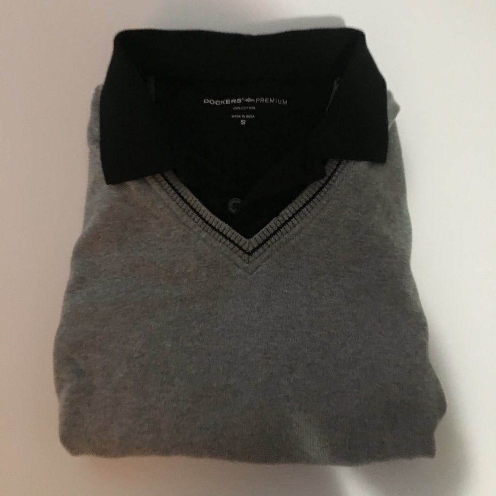 Unisex vintage polo vest shirt